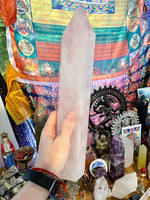 Rose Quartz Crystal Tower