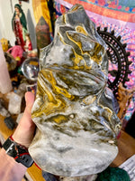 Huge Bumble Bee Jasper Crystal Flame