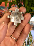 Chakana Cross Peruvian Incas 950 silver